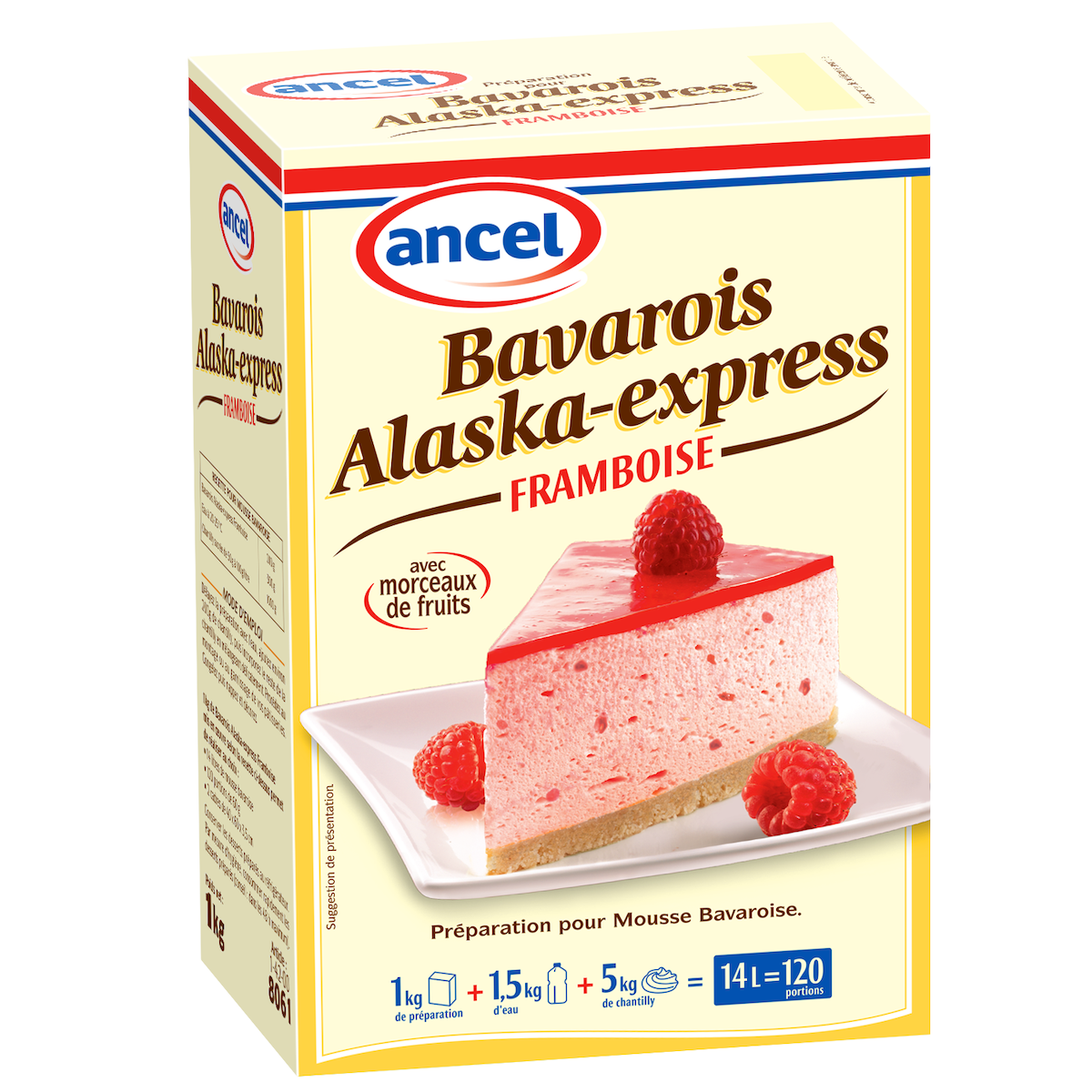 PREPARATIONS POUR BAVAROIS  / ALASKA-EXPRESS FRAMBOISE ETUI 1KG