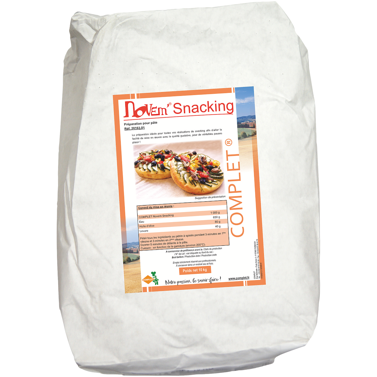 NOVEM SNACKING SAC 10 KG