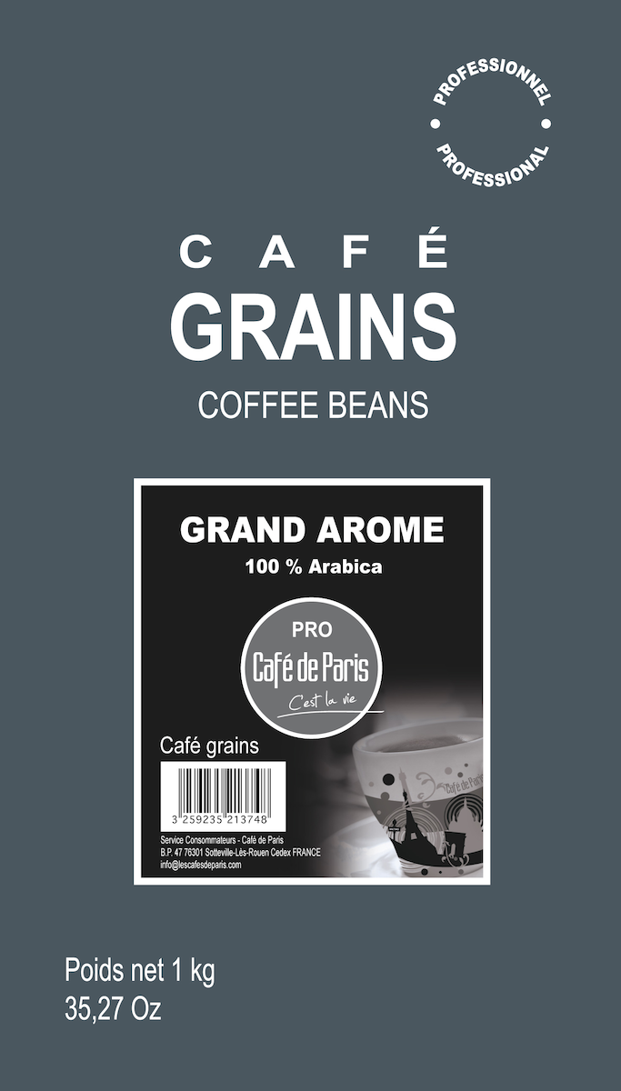 CAFE GRAND AROME 100% ARABICA GRAIN 1KG