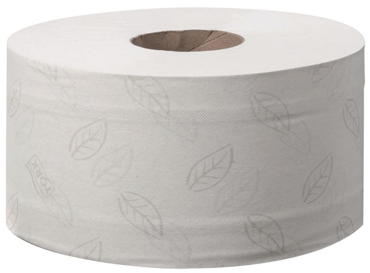 ROULEAU PAPIER TOILETTE 2 PLIS BLANC LISSE 900 FORMATS MINI JUMBO T2