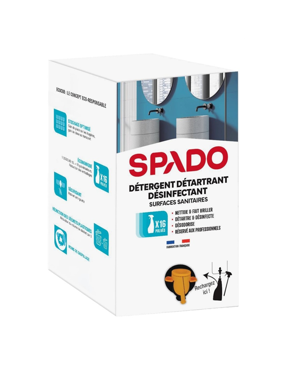 DÉTARTRANT SANITAIRES DÉSINFECTANT ECOCUB SANITAIRES