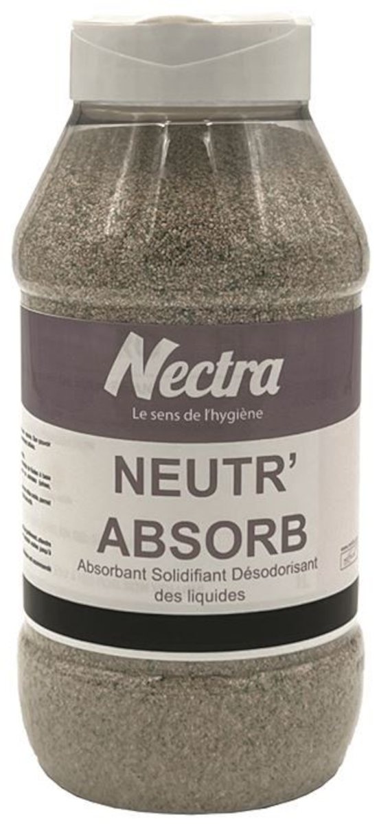 ABSORBANT SOLIDIFIANT DÉSOSODORISANT EN POUDRE NEUTR'ABSORB
