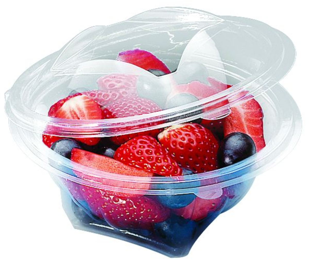 SALADIER PET CRISTAL AVEC COUVERCLE SEKIPACK 370CC