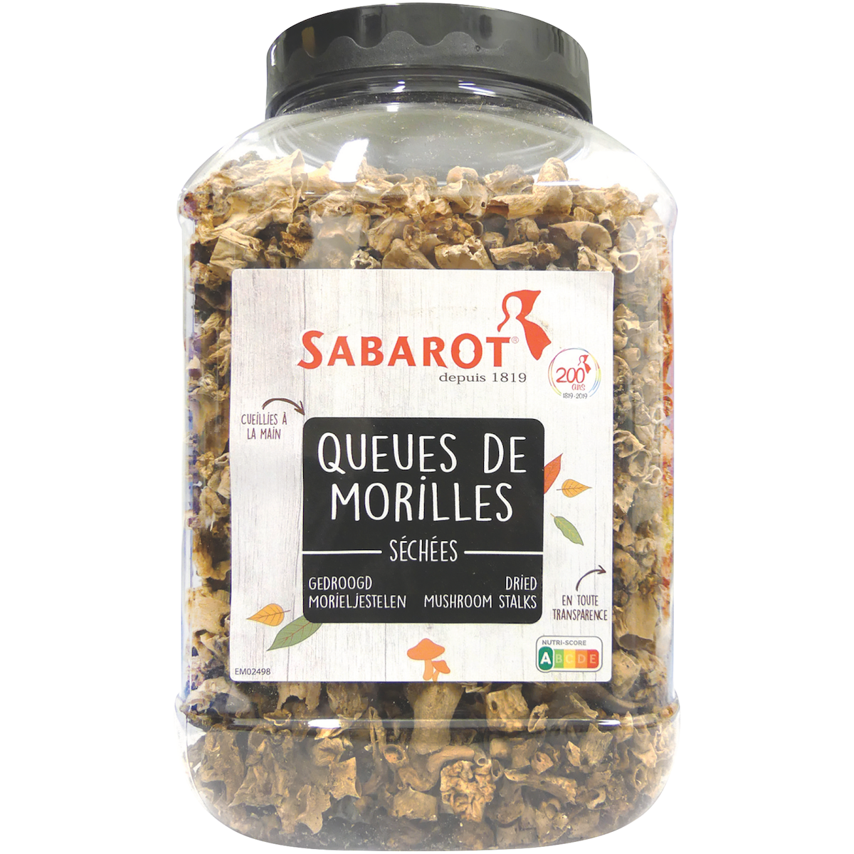 QUEUES DE MORILLES TUBO PET 500G