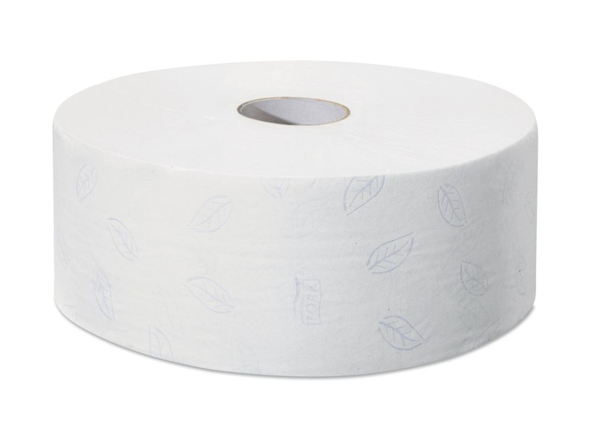 ROULEAU PAPIER TOILETTE 2 PLIS BLANC 1800 FORMATS MAXI JUMBO T1