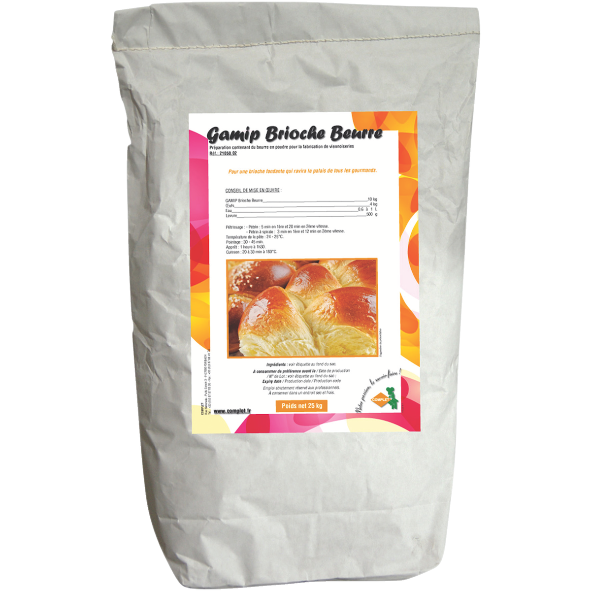 GAMIP BRIOCHE BEURRE SAC 25KG