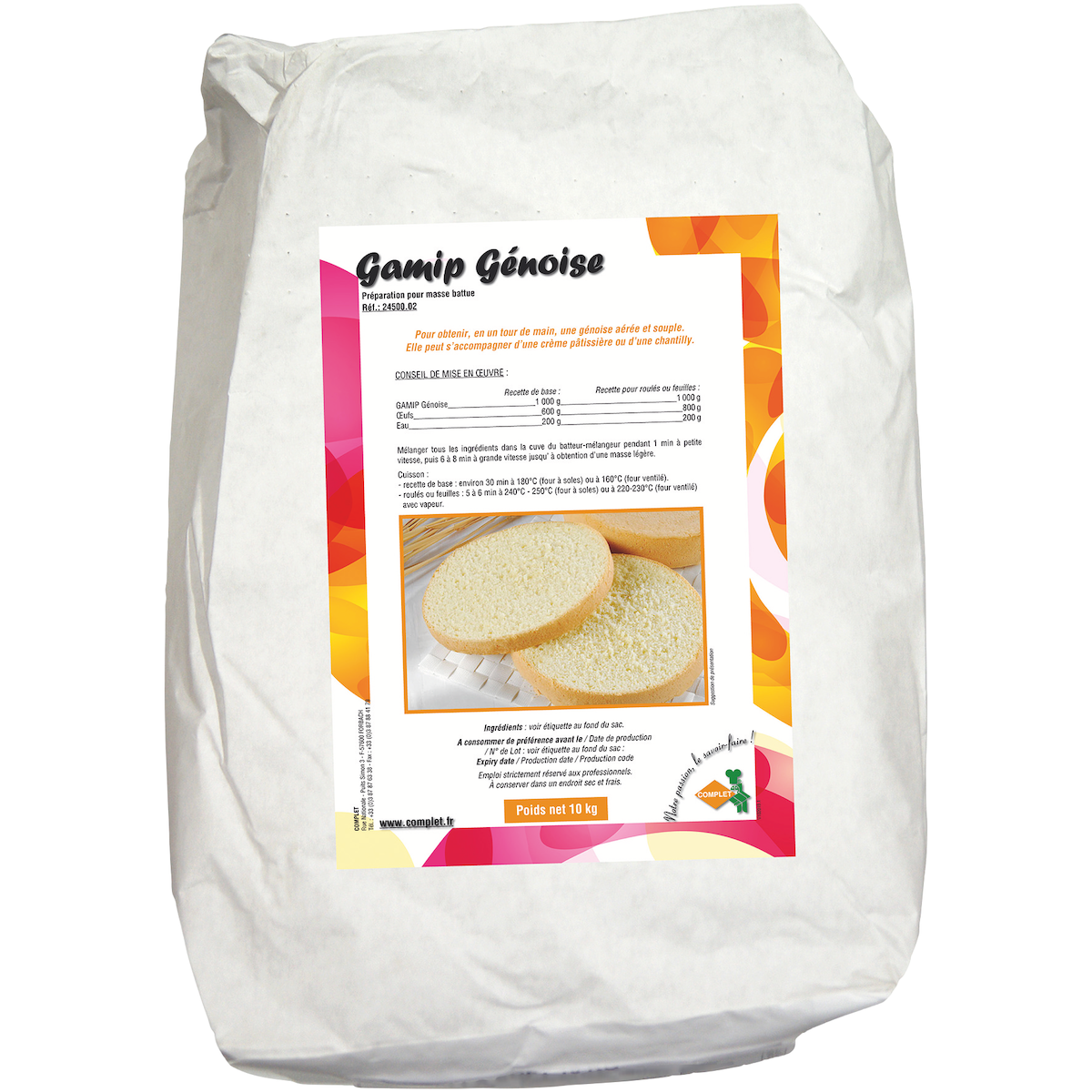 GAMIP GENOISE SAC 10KG