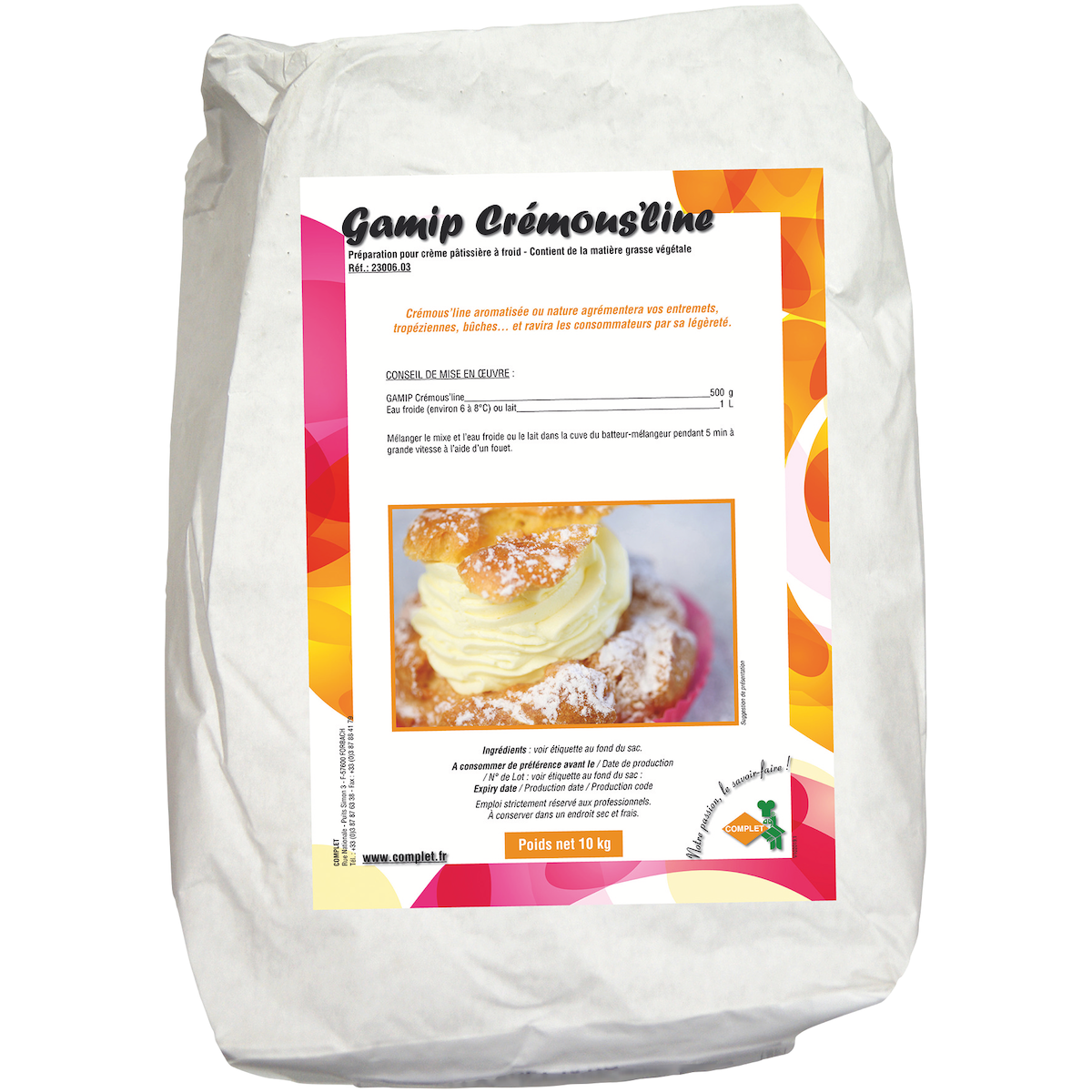 GAMIP CREMOUS'LINE SAC 10KG