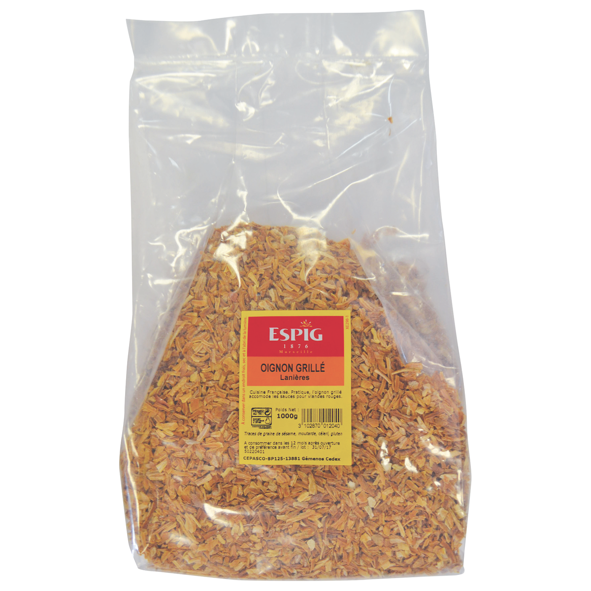 OIGNONS GRILLES - 1KG