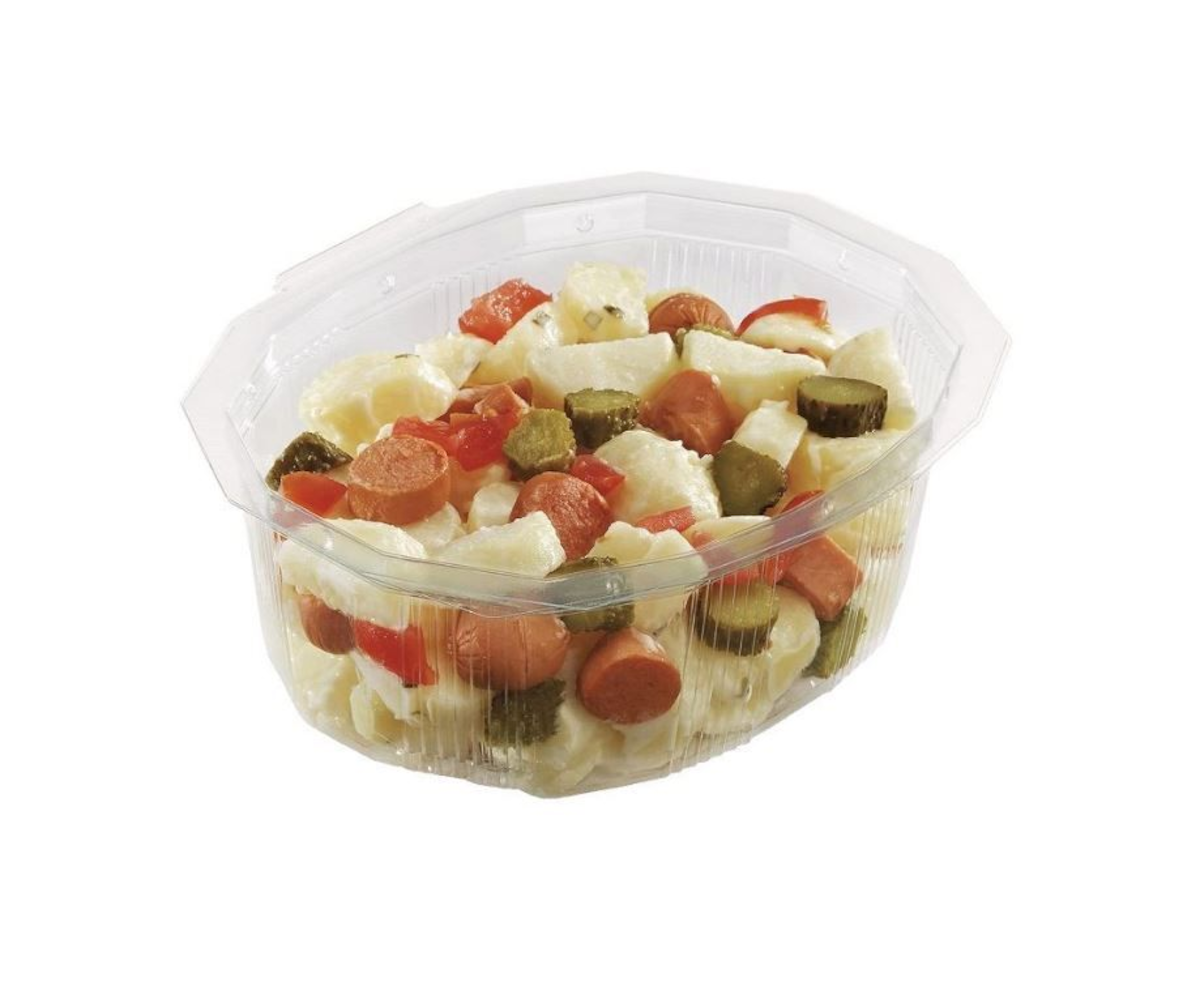 BARQUETTE PET AVEC COUVERCLE CHARNIÈRE MULTIPACK 500CC