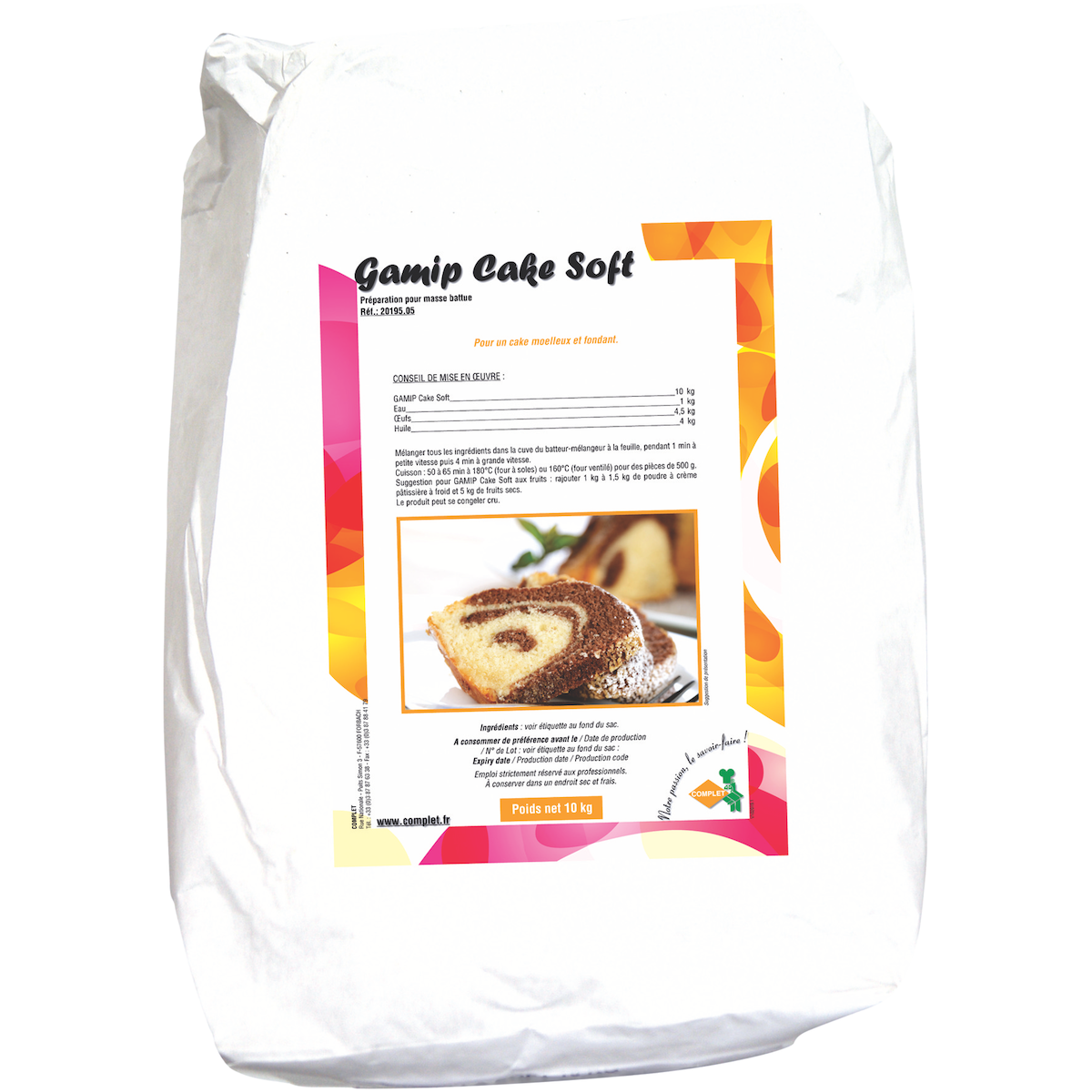 GAMIP CAKE SOFT SAC 10KG