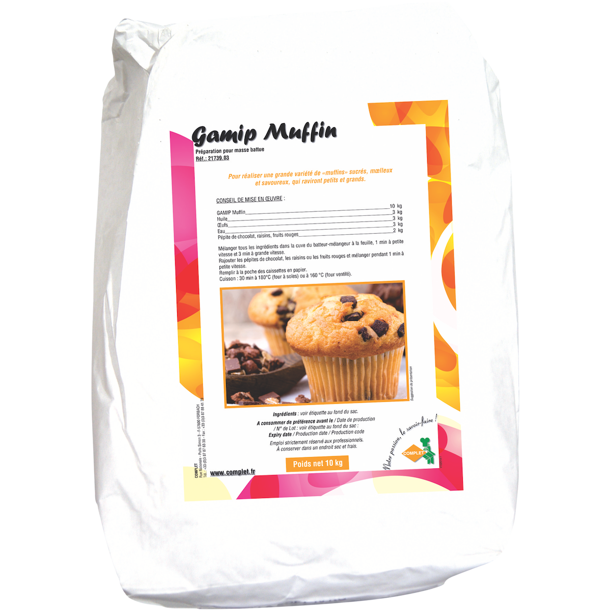GAMIP MUFFIN SAC 10KG