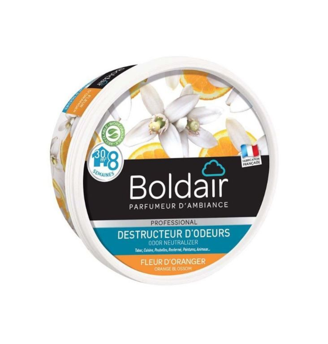 GEL DESTRUCTEUR D'ODEUR BOLDAIR FLEUR D'ORANGER