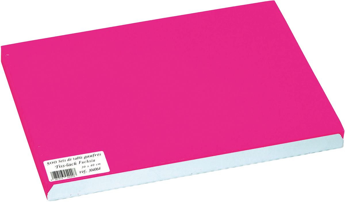 SET TISS-LACK FUCHSIA 30X40  PAR 500