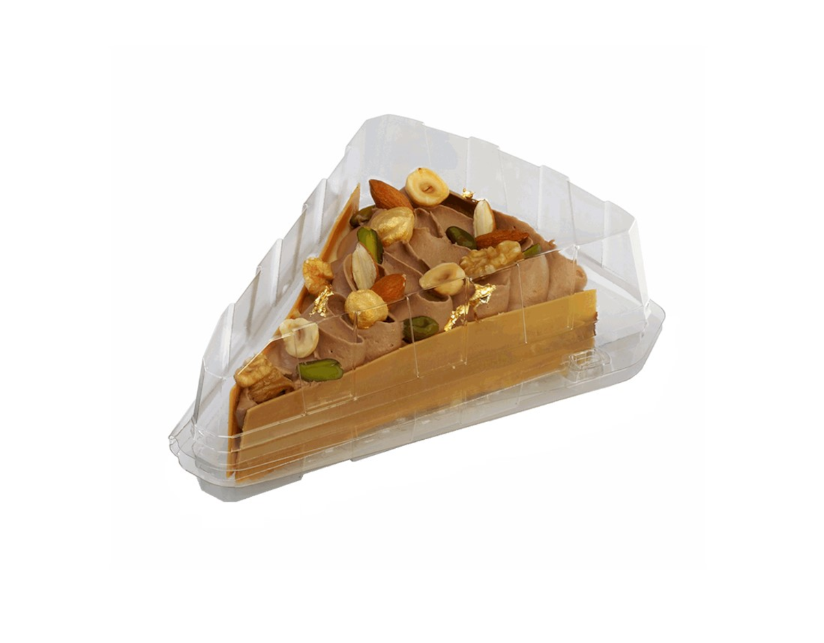 BOITE TARTE PET AVEC COUVERCLE 16,2X13,5CM