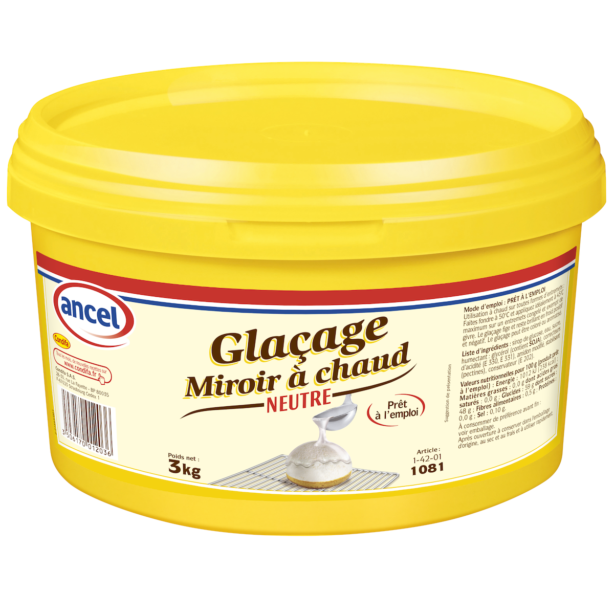 GLACAGE MIROIR A CHAUD NEUTRE SEAU 3KG