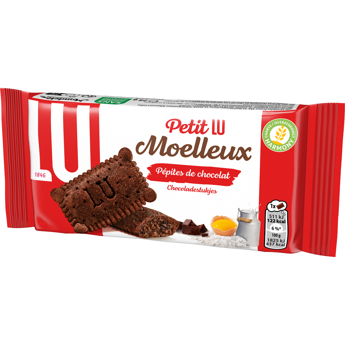 PETIT LU MOELLEUX 28G PEPITES DE CHOCOLAT
