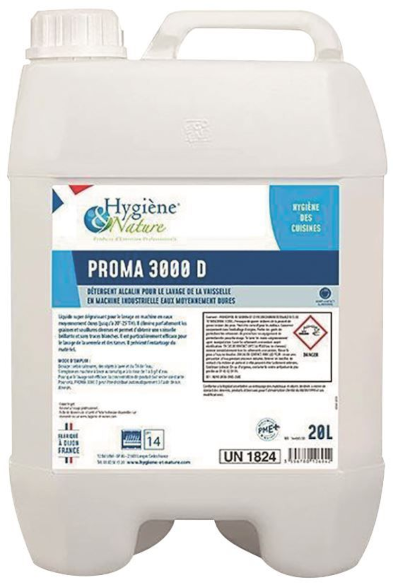 DÉTERGENT LIQUIDE LAVE VAISSELLE PROMA 3000 D