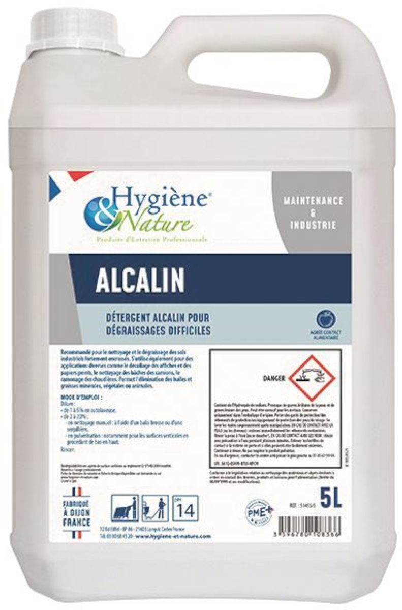 DÉGRAISSANT INDUSTRIEL ALCALIN