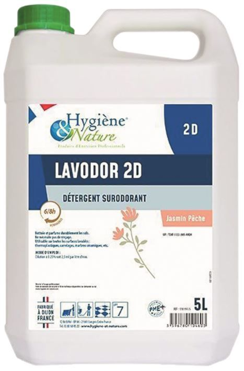 DÉTERGENT 2D LAVODOR JASMIN PÊCHE