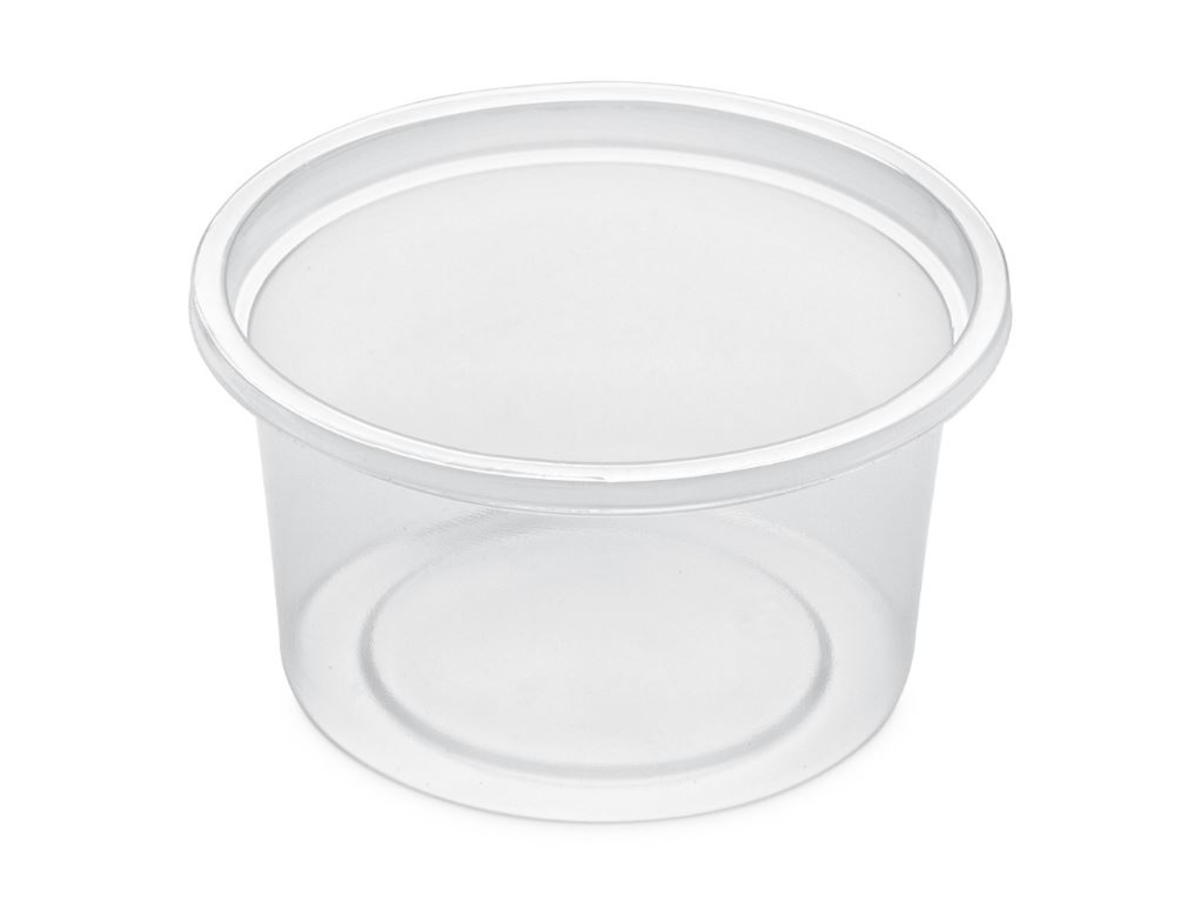 POT À SAUCE PP TRANSPARENT DELIPACK 80CC
