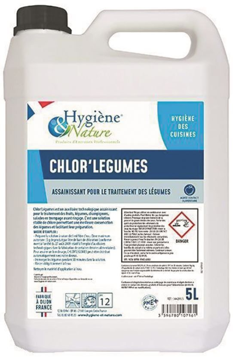 ASSAINISSANT LÉGUMES CHLOR'LEGUMES