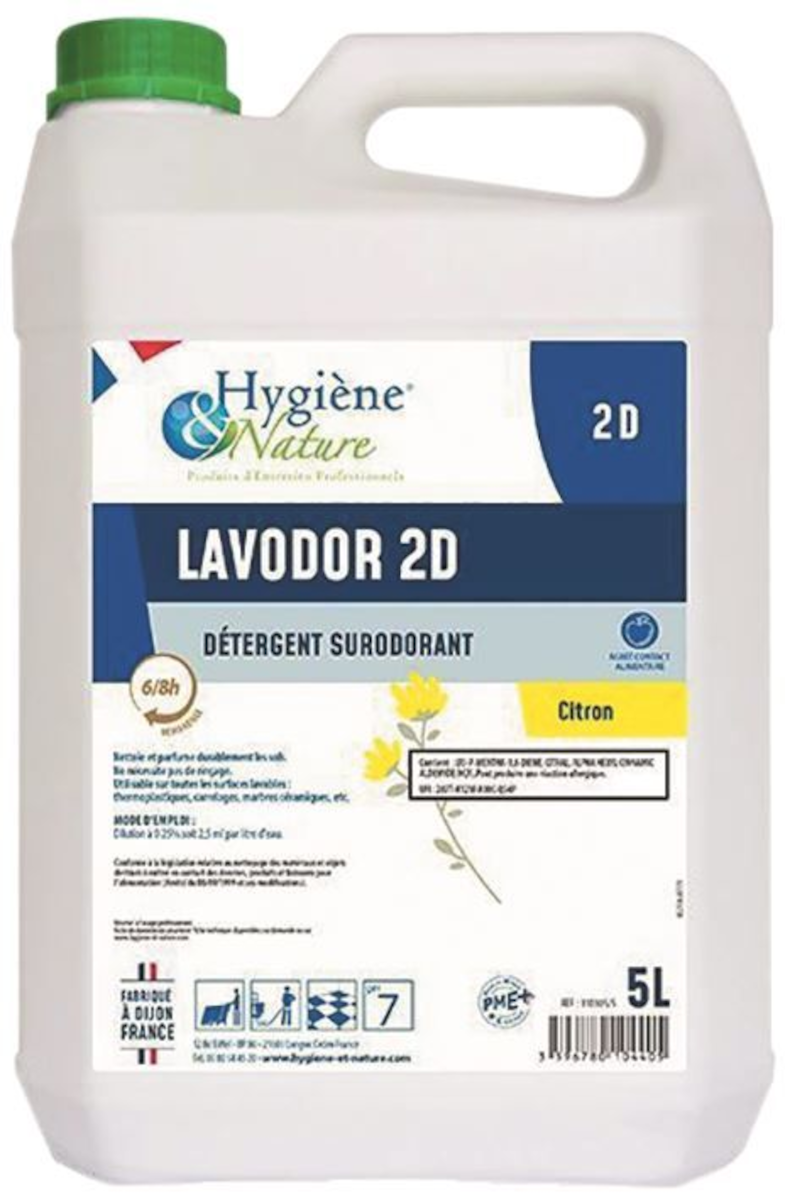 DÉTERGENT 2D LAVODOR CITRON