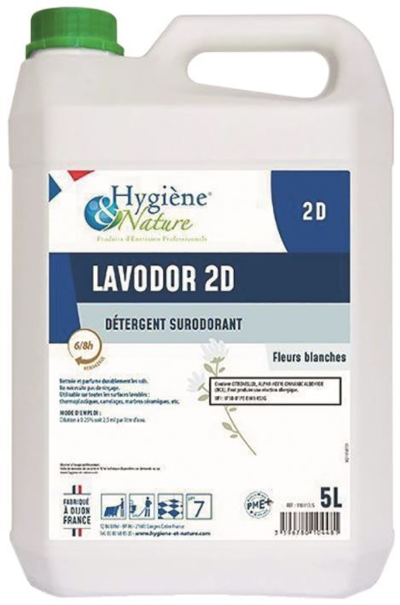 DÉTERGENT 2D LAVODOR FLEURS BLANCHES