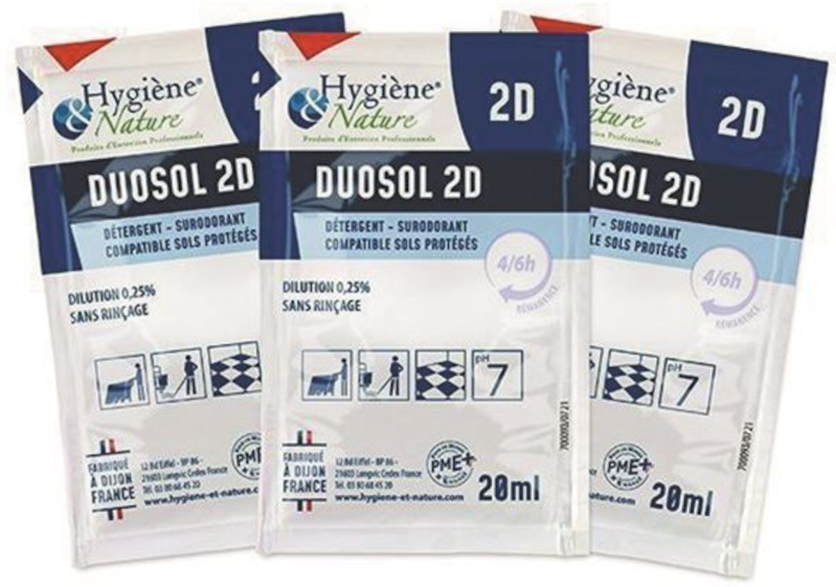 DETERGENT 2D EN DOSE 20ML DUOSOL PAMPLEMOUSSE