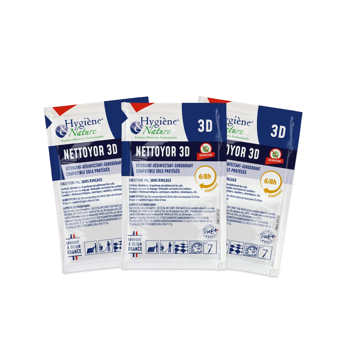 DÉTERGENT 3D EN DOSE 20ML NETTOYOR PAMPLEMOUSSE