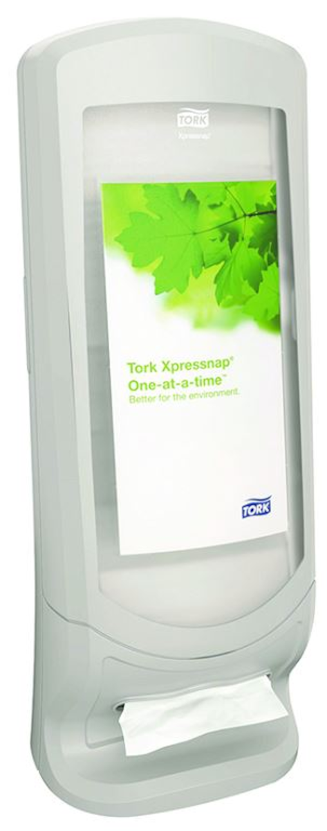 DISTRIBUTEUR GRIS DE SERVIETTES DÉCALÉES 900 SERVIETTES N4