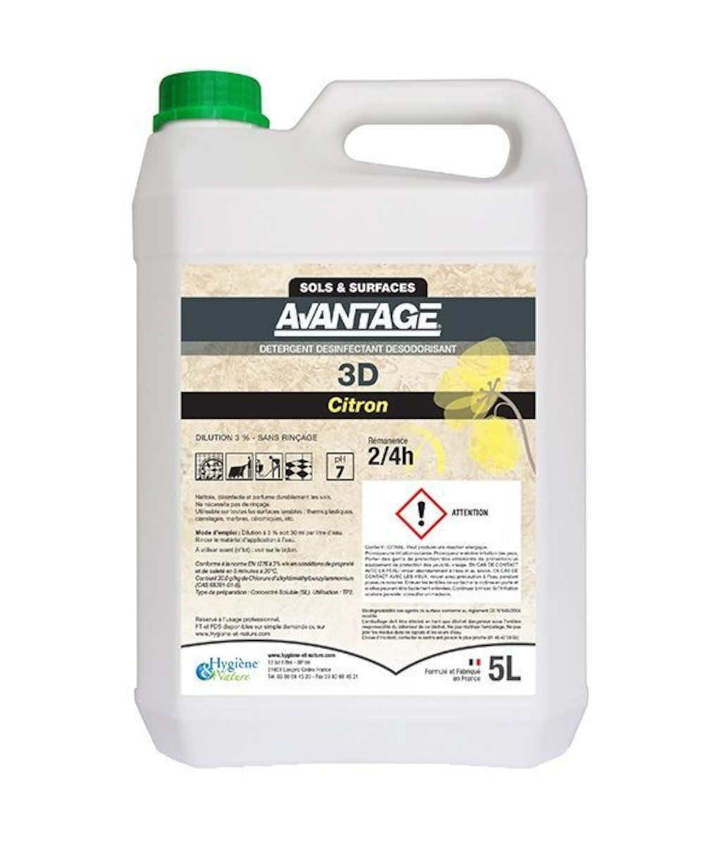 DÉTERGENT 3D AVANTAGE CITRON