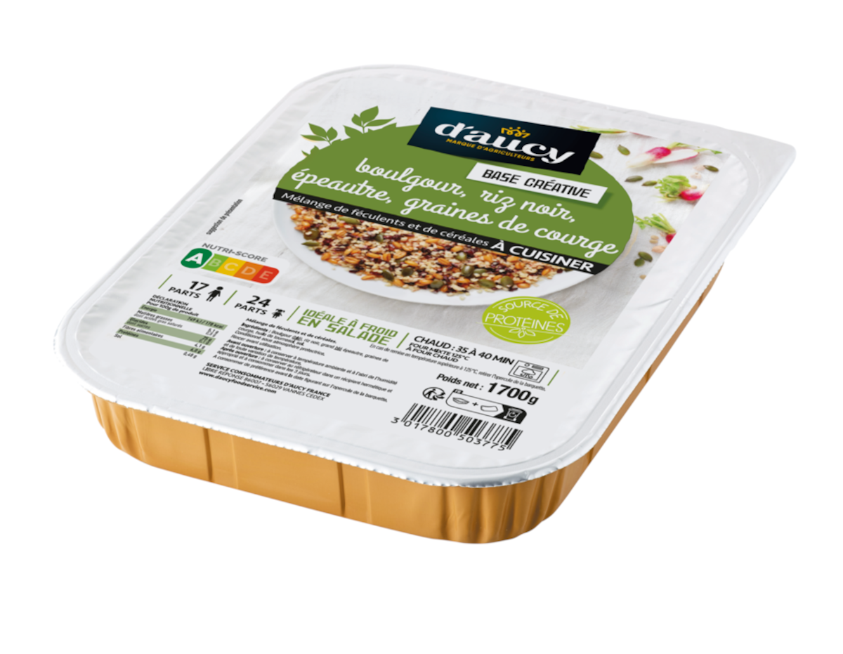 GARNITURE VEGETALE BOULGOUR RIZ NOIR EPEAUTRE GRAINES DE COURGE  1,7KG