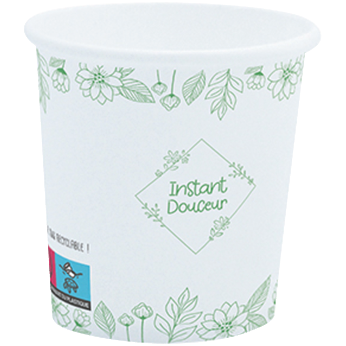 GOBELET CARTON 6OZ 18CL INSTANT DOUCEUR - 20 LOTS DE 50