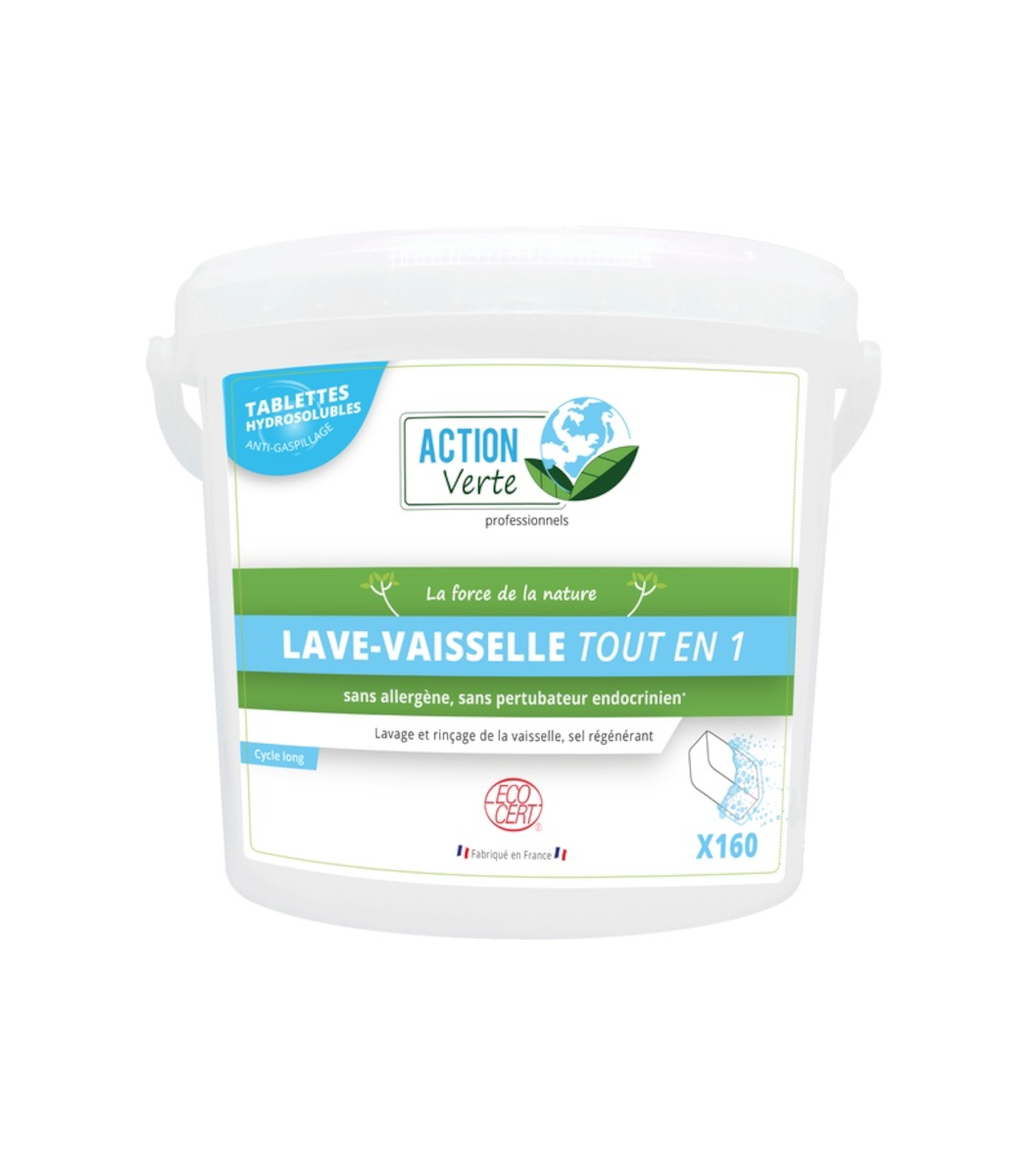 PASTILLES LAVE VAISSELLE 3 EN 1 ÉCOLOGIQUE