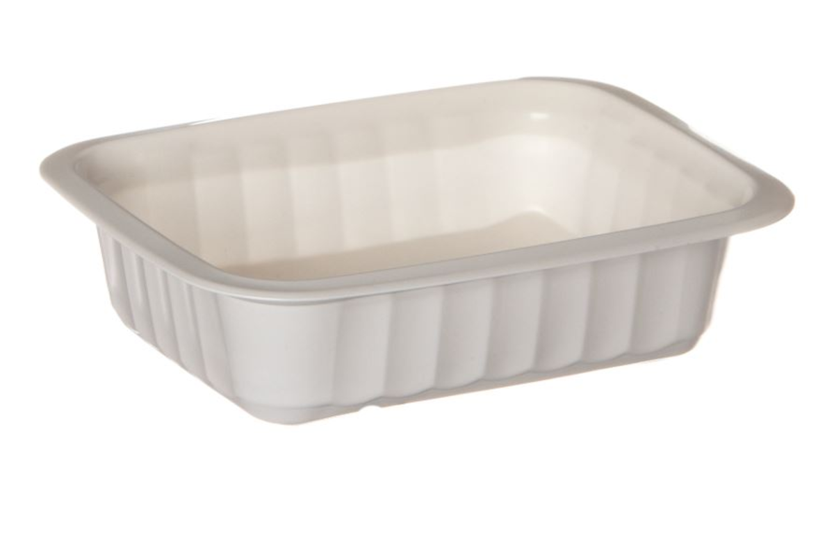 BARQUETTE PP INJECTÉE GN 1/8 H42MM BLANCHE