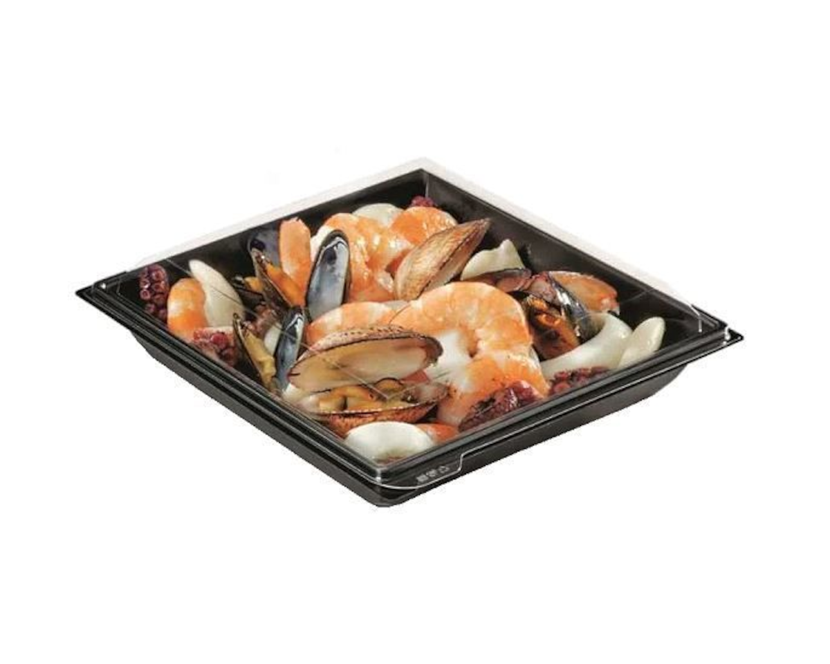 RAVIER PET NOIR AVEC COUVERCLE FRESHIPACK 700CC