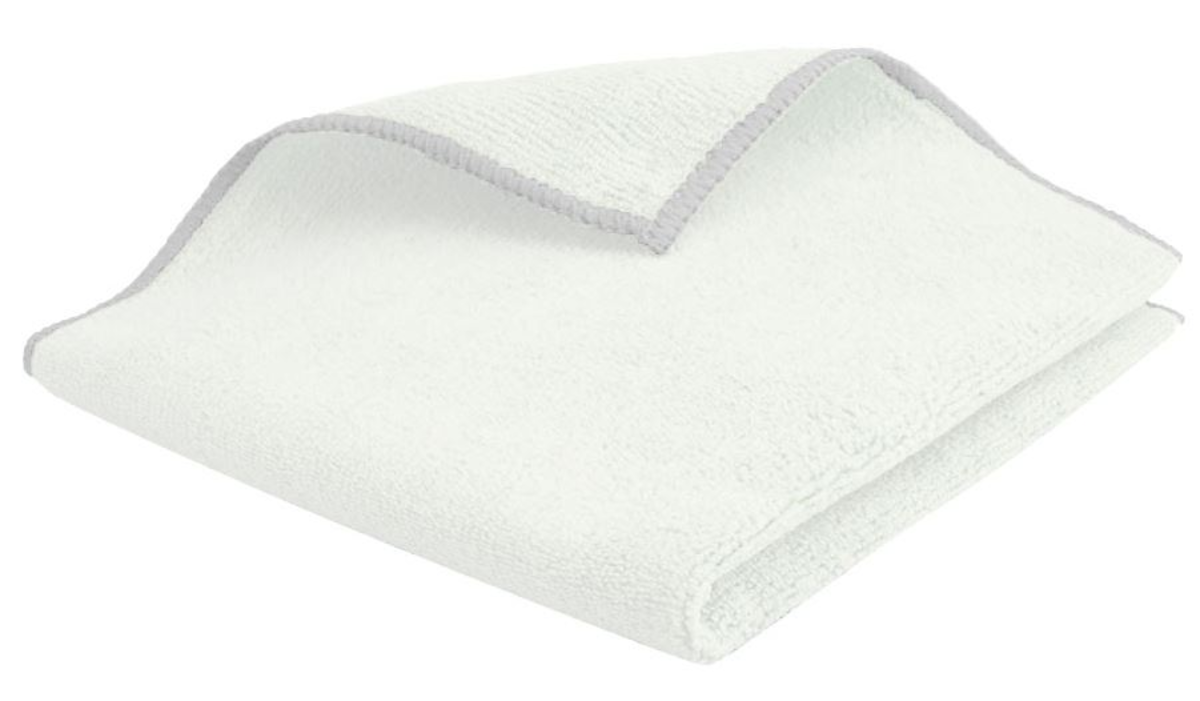 LAVETTE MICROFIBRE PREMIUM 38X38CM BLANCHE