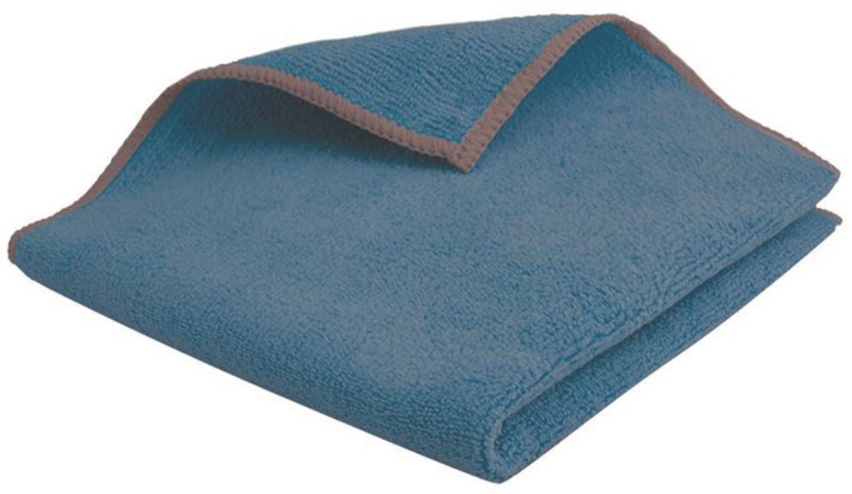 LAVETTE MICROFIBRE PREMIUM 38X38CM BLEUE