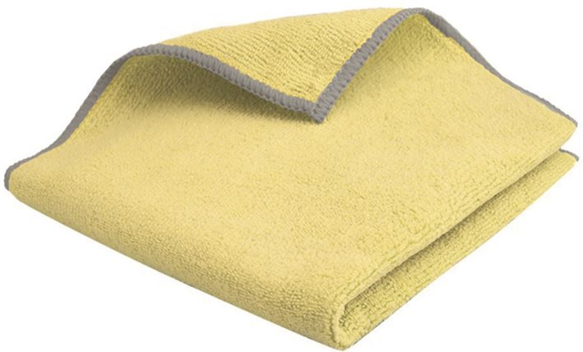 LAVETTE MICROFIBRE PREMIUM 38X38CM JAUNE