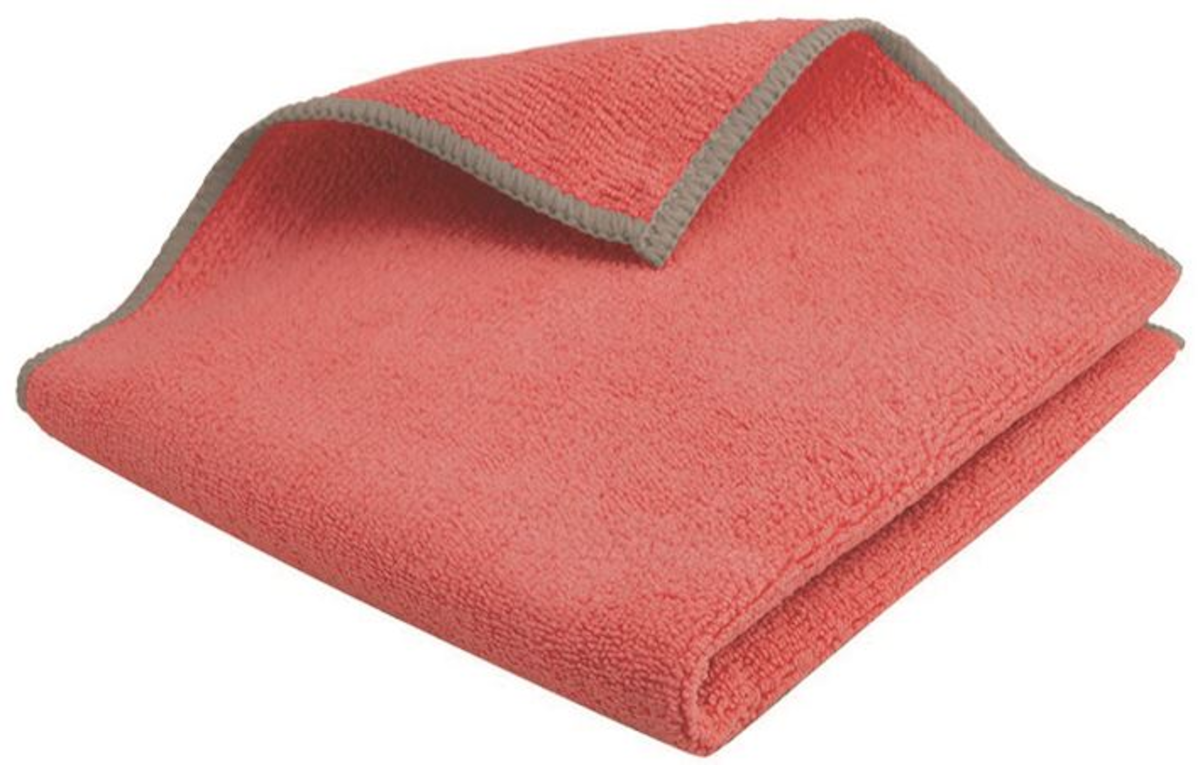 LAVETTE MICROFIBRE PREMIUM 38X38CM ROUGE