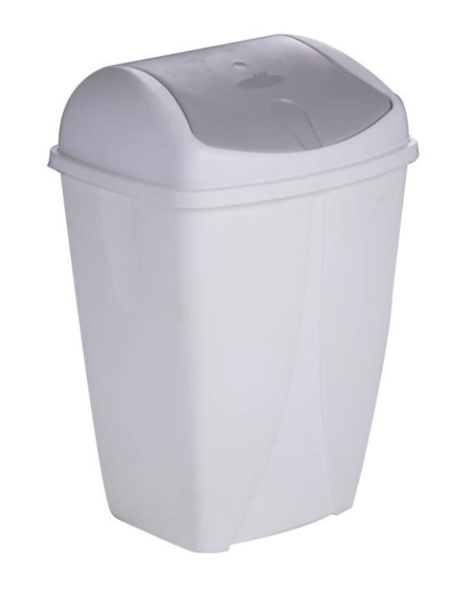 POUBELLE À TRAPPE BASCULANTE SWING 25L