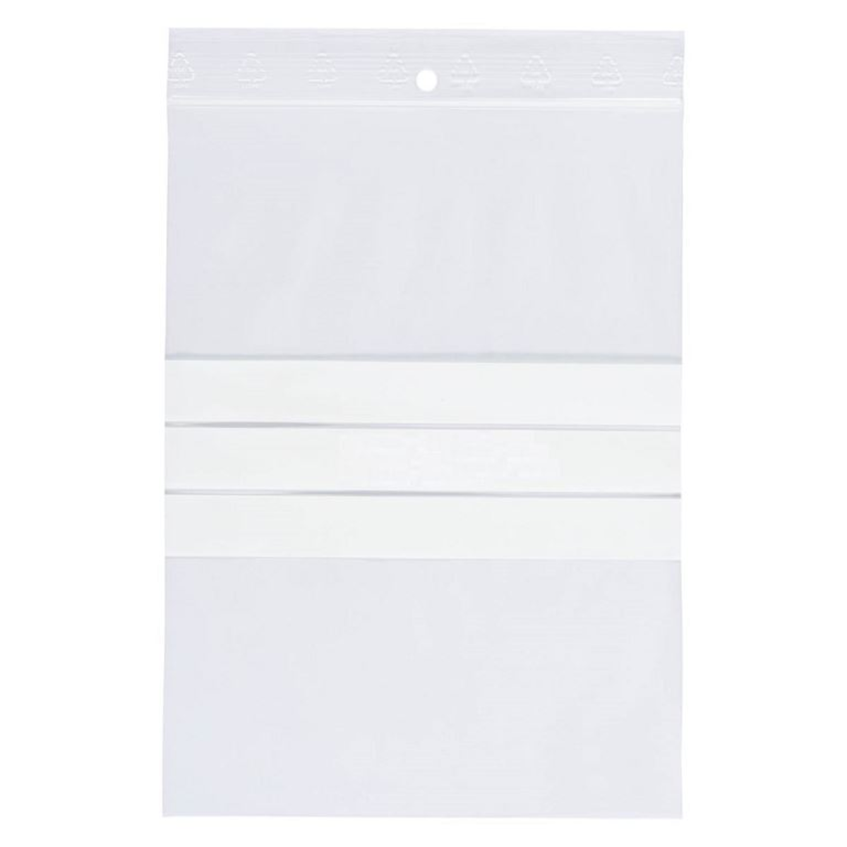 SACHET ZIP POLYÉTHYLÈNE TRANSPARENT 16X22CM
