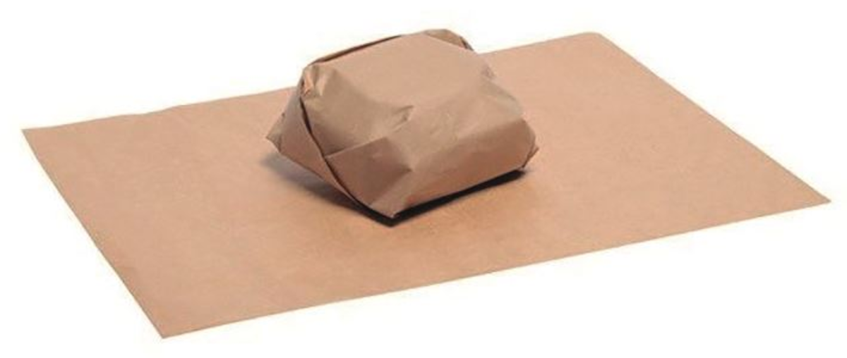 FEUILLE PAPIER KRAFT INGRAISSABLE POUR BURGER 28X34CM
