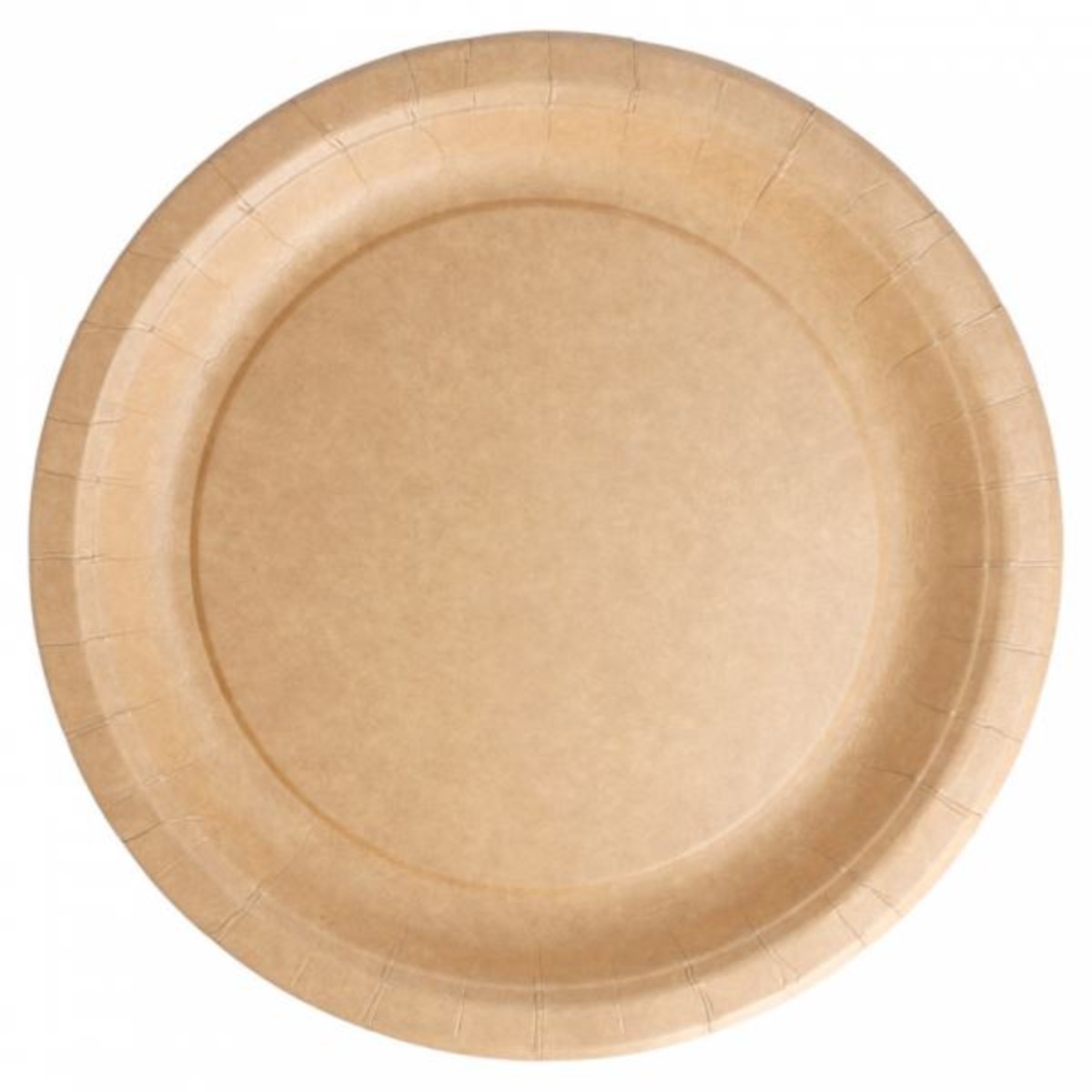 ASSIETTE CARTON 100% BIODÉGRADABLE NATUREL 22CM