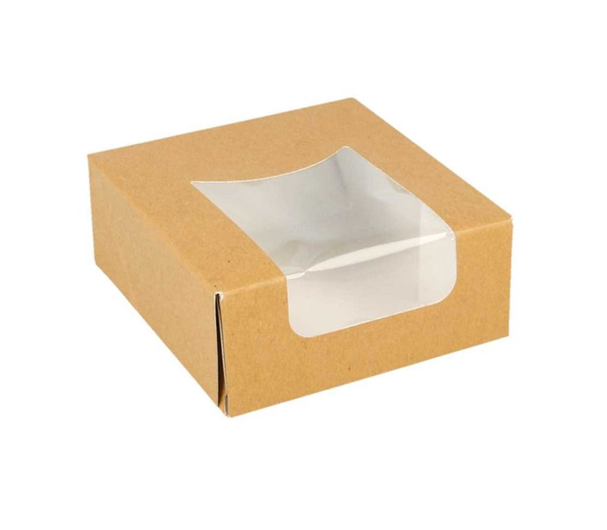 BOITE TARTE CARTON AVEC FENÊTRE 10X10CM