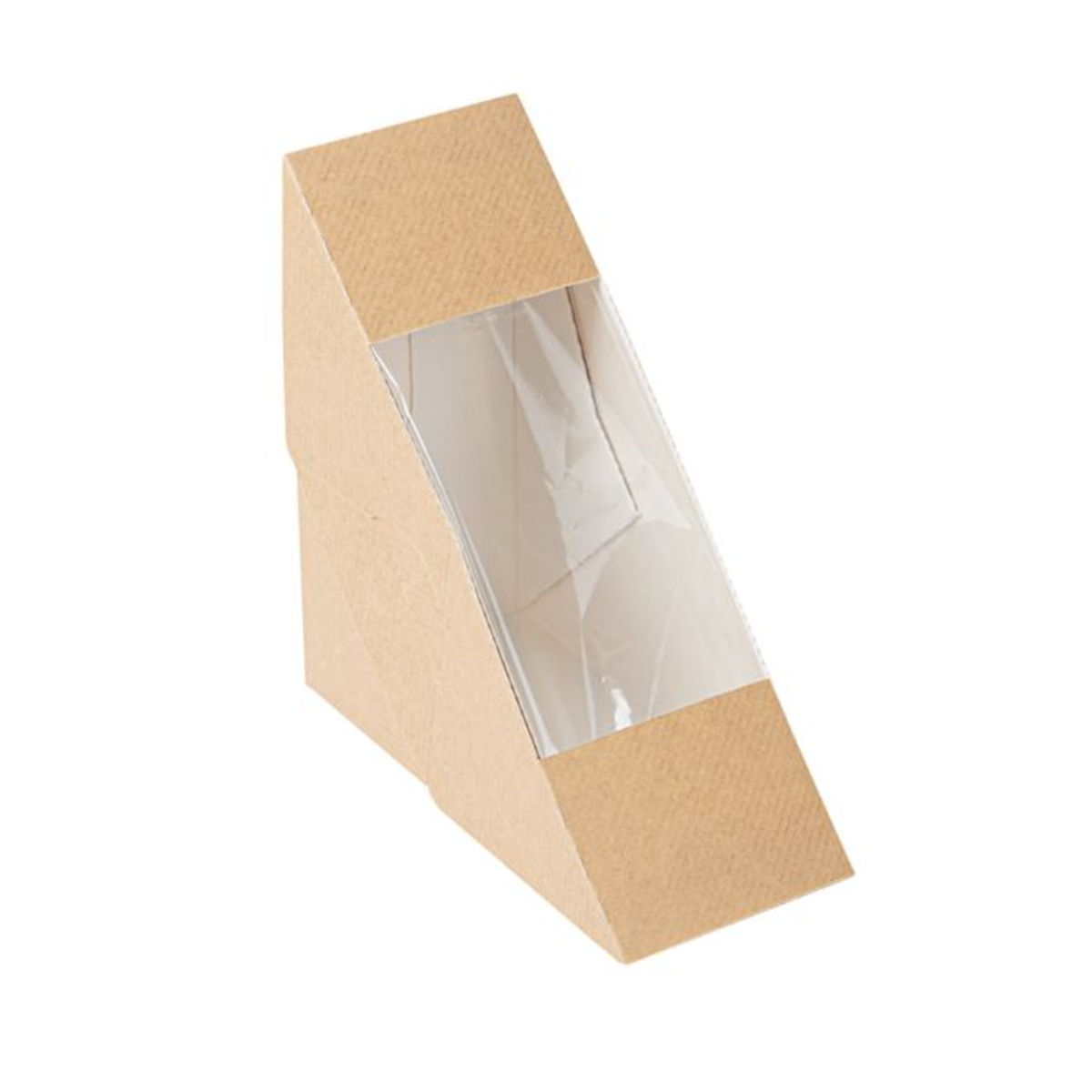 TRIANGLE SANDWICH CARTON AVEC FENÊTRE SIMPLE
