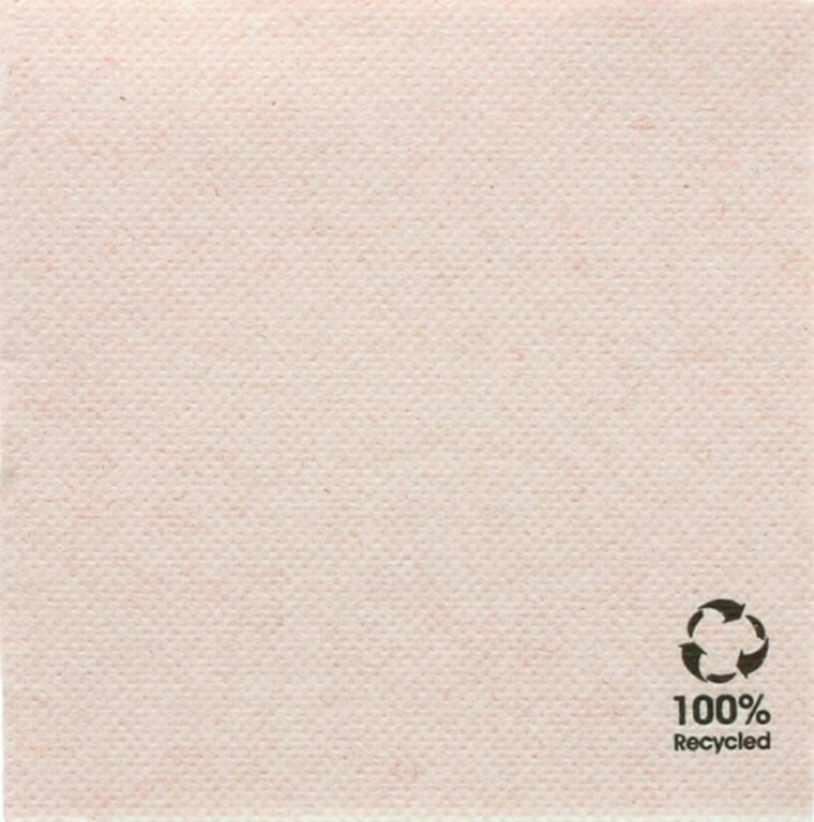 SERVIETTE OUATE DOUBLE POINT 20X20CM NATUREL
