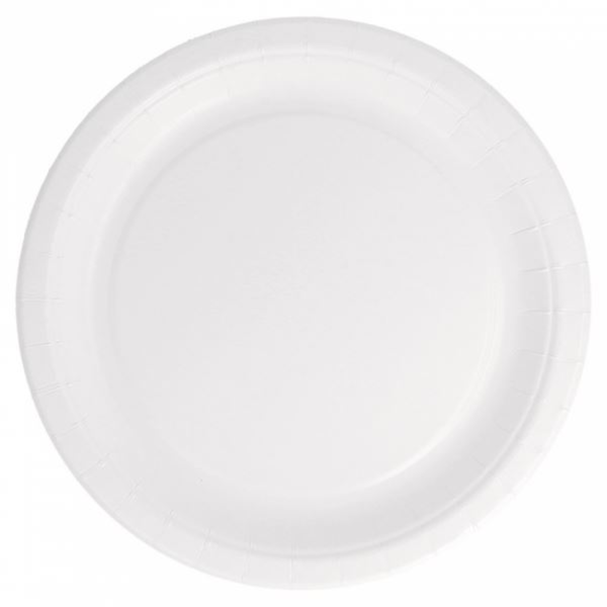ASSIETTE CARTON 100% BIODÉGRADABLE BLANCHE 22CM