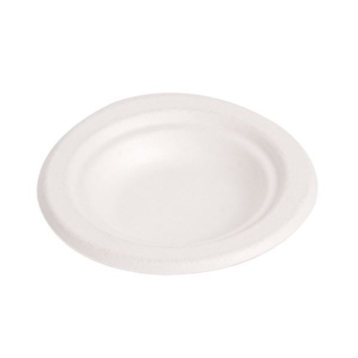 ASSIETTE BAGASSE BLANCHE 9,5CM